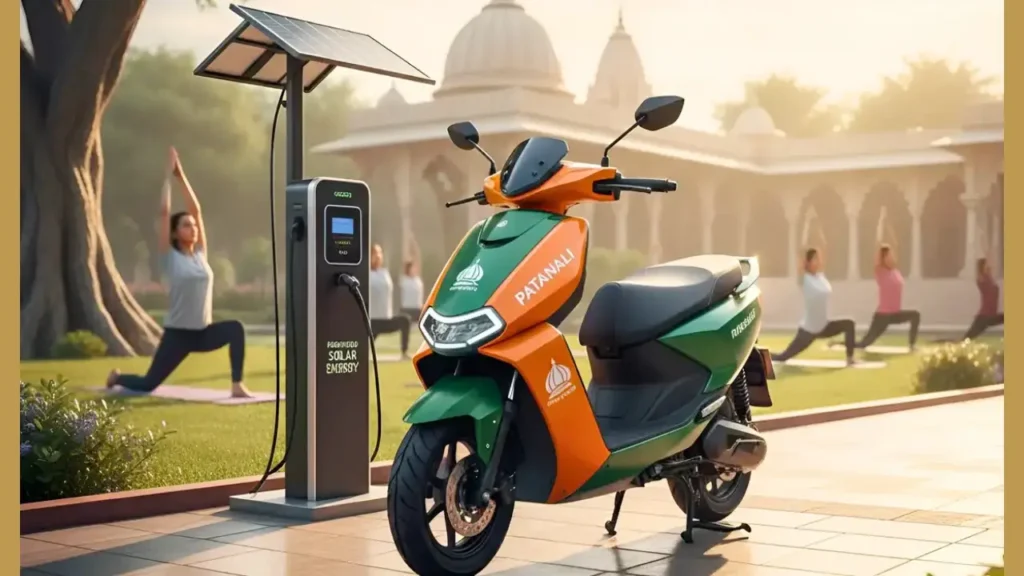 Patanjali Smart Electric Scooter – Desi Swadeshi Mobility!