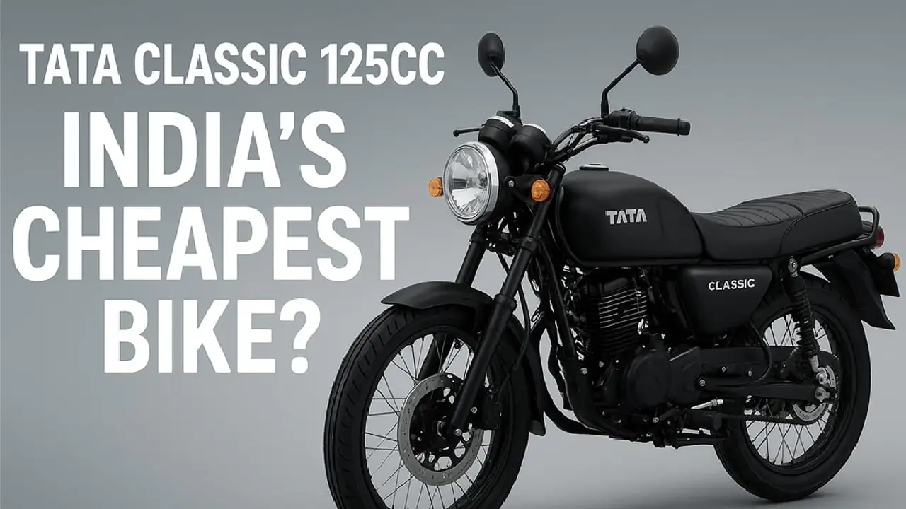 Tata Classic 125cc Bike: Mileage 90km/l & Starting Price ₹28,999